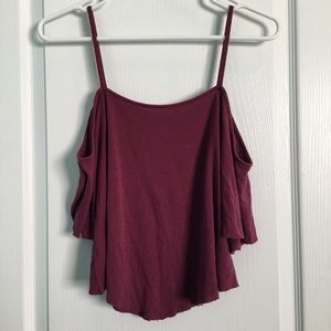 AEO Soft & Sexy Cold Shoulder Top